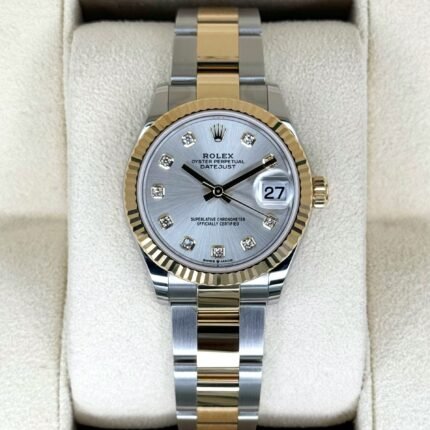 NEW 2024 Rolex Lady Datejust 31mm 278273 Two-Tone Silver Diamond Dial
