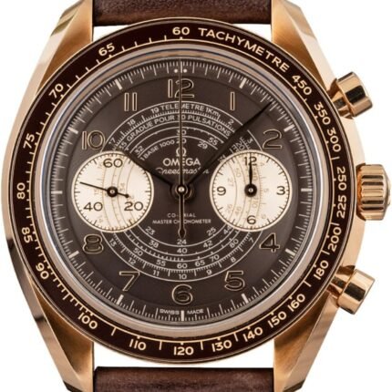 Omega Speedmaster Chronoscope Bronze Gold